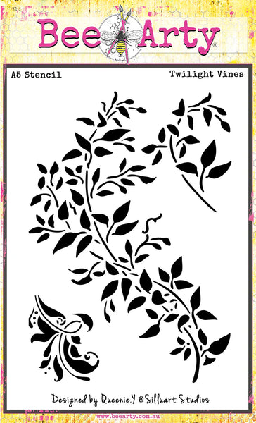 Sweet Affair : Twilight Vines A5 Stencil