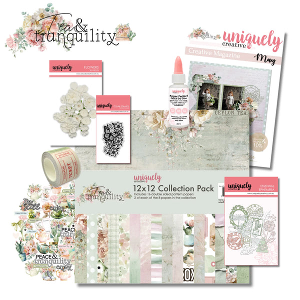 Creative Kit Club - Tea & Tranquility (with or without Dies)
