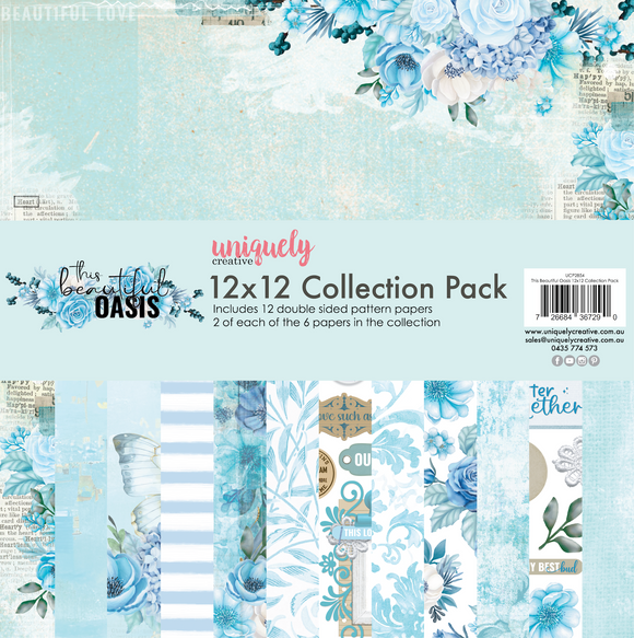 UCP2854 : 12 x 12 Mini Collection Pack (12 sheets) (This Beautiful Oasis)