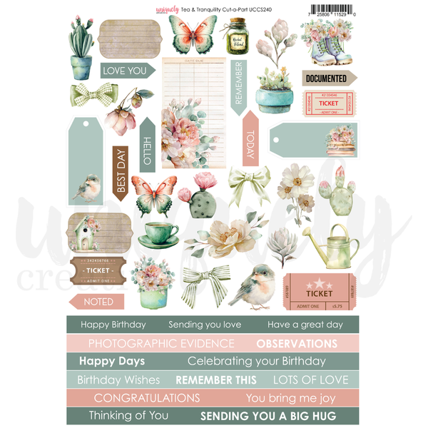 UCCS240 : Cut-a-Part (Tea & Tranquility)