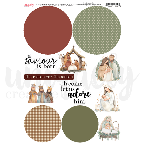 UCCS263 : Christmas Peace Cut-a-Part (Delighted Curiosities)