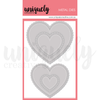 UCD2117 - Stitched Nesting & Scalloped Hearts Die (Paperbark Blooms)