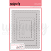 UCD2220 : Rectangle Photo Mat border Die - Scalloped (Whispers of Wisdom)