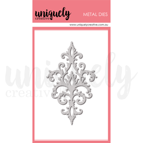 UCD2227 - Romantic Damask Die (Ultraviolet Delight)