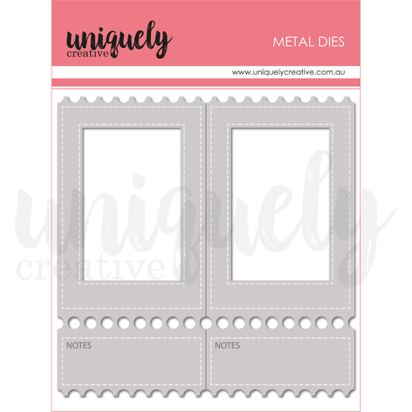 UCD2230 : Folding Ticket Frame Die (Tea & Tranquility)