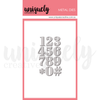 UCD2231 : Serif Number Die (Oh So Lovely)