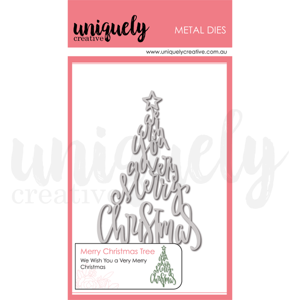 UCD2244 : Merry Christmas Tree Die (Christmas Keepsakes)