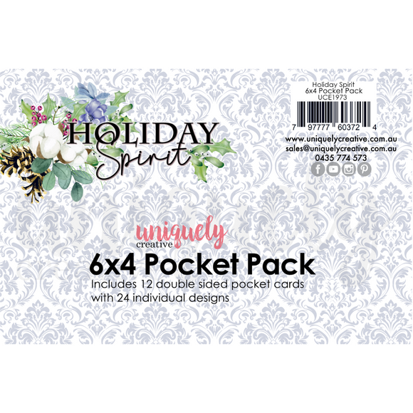 UCE1973 : Holiday Spirit Pocket Pack 6x4