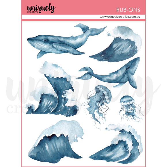 UCE1988 :  Ocean Rub-Ons (Shades of Whimsy)