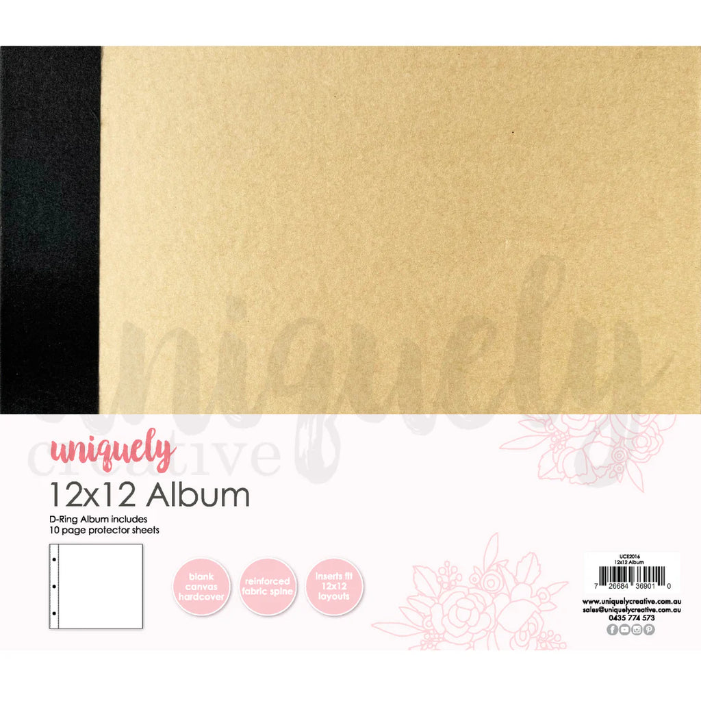 12x12 Kraft D-Ring Album - Uniquely Creative (UCE2016)