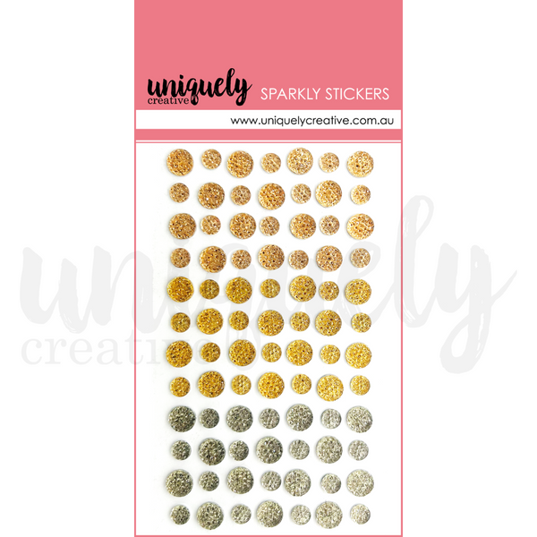 UCE2115 : Sparkly Stickers - Mixed Metals (Dear Diary)