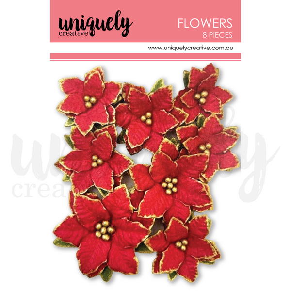 UCp2122 : Christmas Poinsettia Flowers (Home for Christmas)
