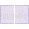 UCE2189 - Purple Gingham - Double Decorative Base Layer (Ultraviolet Delight)