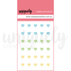 UCE2190 - Dew Drop Heart Stickers - Luminous (Ultraviolet Delight)