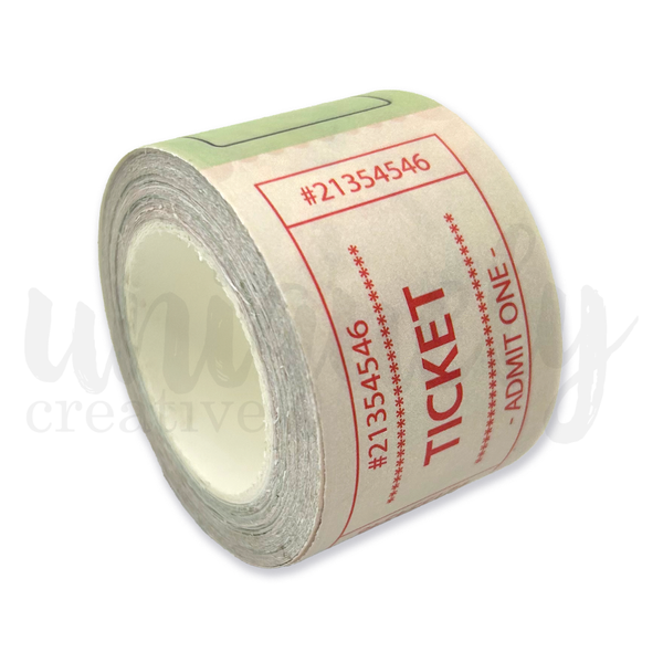 UCE2209 : Vintage Tickets Washi Tape (Tea & Tranquility)