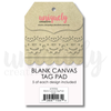 UCE2226 : Blank Canvas Tag Pad - Kraft (Wings & Wheels)