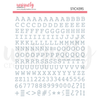 UCE2231 : Puffy Alpha Stickers Uppercase - Silver (Sweet as Honey)