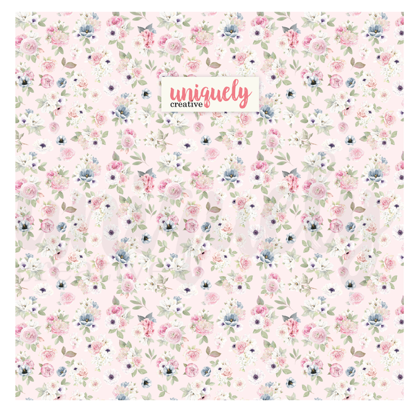 UCE2237 : Floral Canvas Bag (Wings & Wheels)