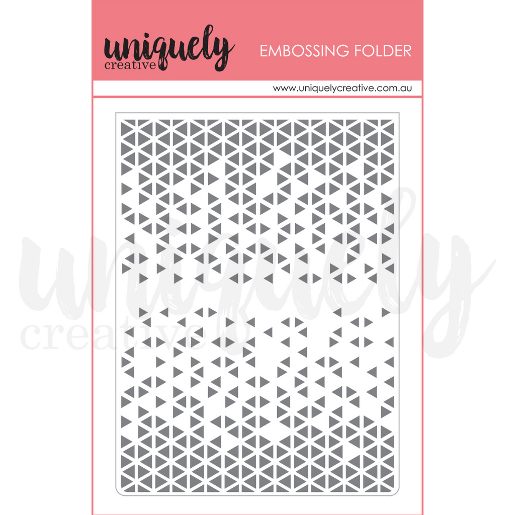 UCEF2016 : Dazzle Embossing Folder (Eclectic Grunge))