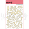 UCL1769 : Holly Laser Cut Stickers (Christmas Wishes)