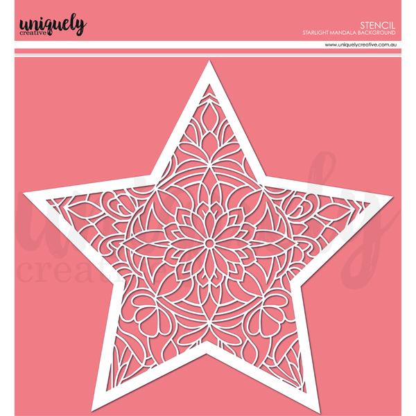 UCMM1795 : Starlight Mandala Background Stencil (Written in the Stars)