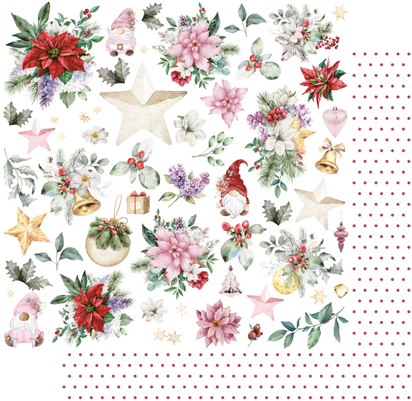 UCP2619 : Anticipation  Scrapbooking Paper (A Christmas Dream)