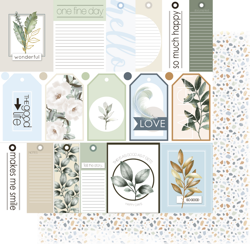 UCP2646 : Boho Soul - One Fine Day Paper (Gypsy Heart / Boho Soul)