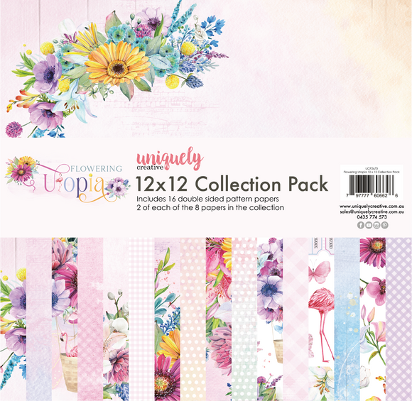 UCP2670 : 12 x 12 Collection Pack (16 sheets) ( Flowering Utopia)