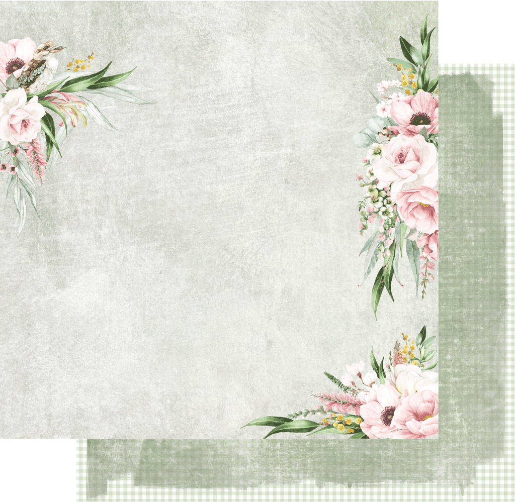 UCP2694 : Eucalyptus Dreaming Paper (Peonies & Proteas)