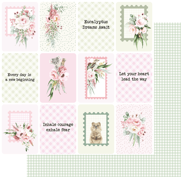 UCP2698 : Wildflower Greenery Paper (Peonies & Proteas)