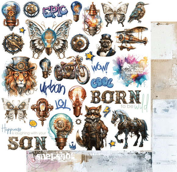 UCP2771 : Urban Paper (Steampunk Grafitti)