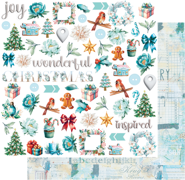 UCP2815 : Wonderful Christmas paper : Uniquely Creative (Merry & Bright)