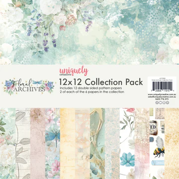 Floral Archives (12x12 12 paper pack)