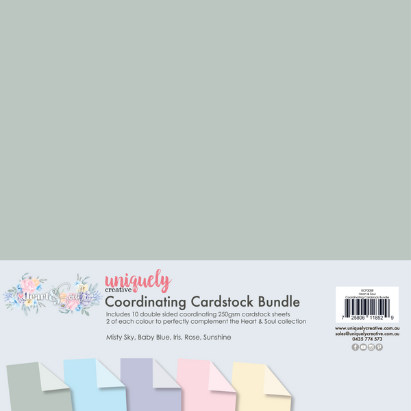 UCP3008 :  Coordinating Cardstock Bundle (Heart & Soul)
