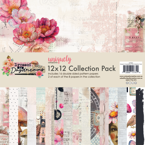 UCP3031 :  12 x 12 Collection Pack (16 sheets) (Dressed in Daydreams)