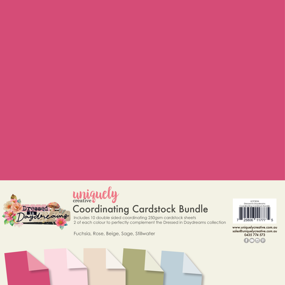 UCP3034 : Coordinating Cardstock Bundle (Dressed in Daydreams)