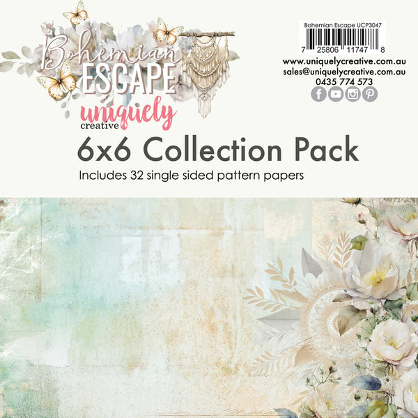 UCP3047 :  6x6 Collection Pack (32 sheets) (Bohemian Escape)