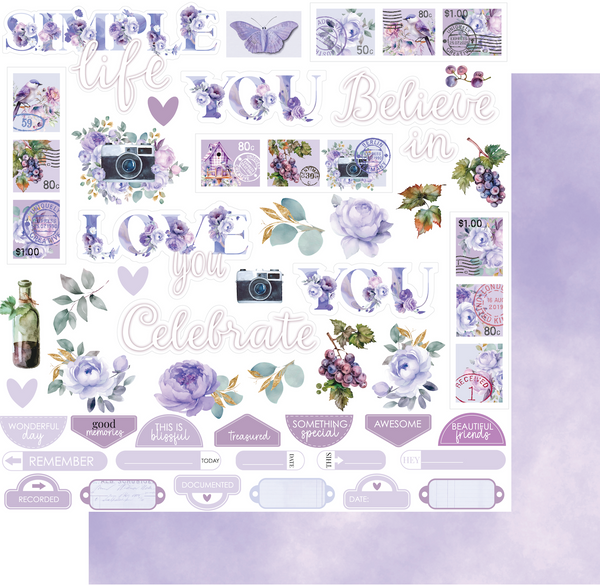 UCP3071 - Simple Life Paper (Ultraviolet Delight)