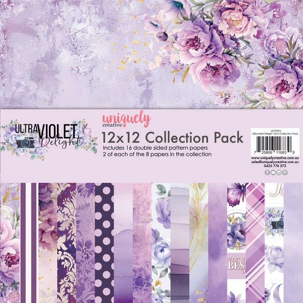 UCP3072 -12 x 12 Collection Pack (16 sheets) (Ultraviolet Delight)