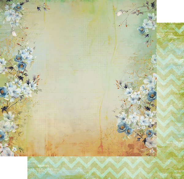 UCP3127 : Pressed Botanicals Paper (Delighted Curiosities)