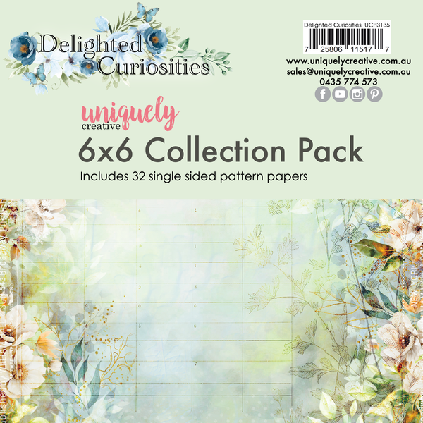 UCP3135 : 6 x 6 Collection Pack (32 sheets) (Delighted Curiosities)