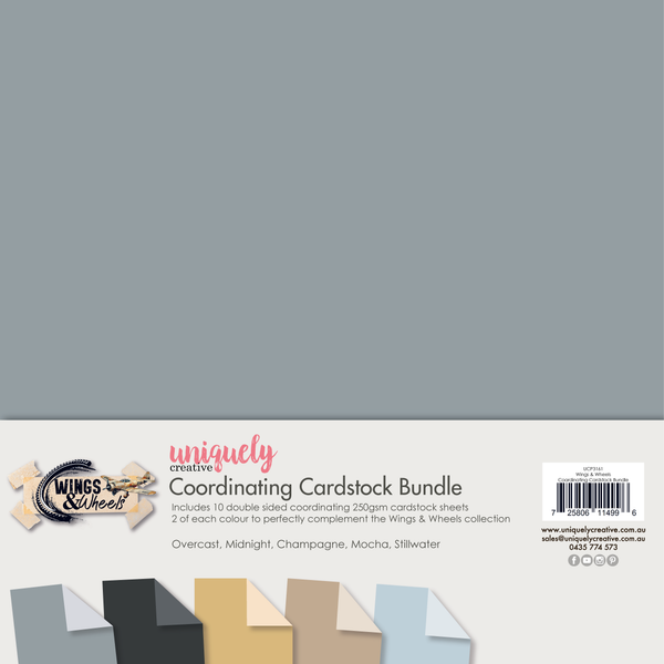 UCP3161 : Coordinating Cardstock Bundle (Wings & Wheels)