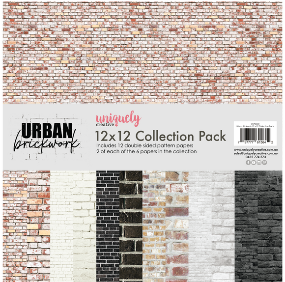UCP2630 : Urban Brickwork 12 x 12 Collection Pack (12 sheets) (A Christmas Dream)