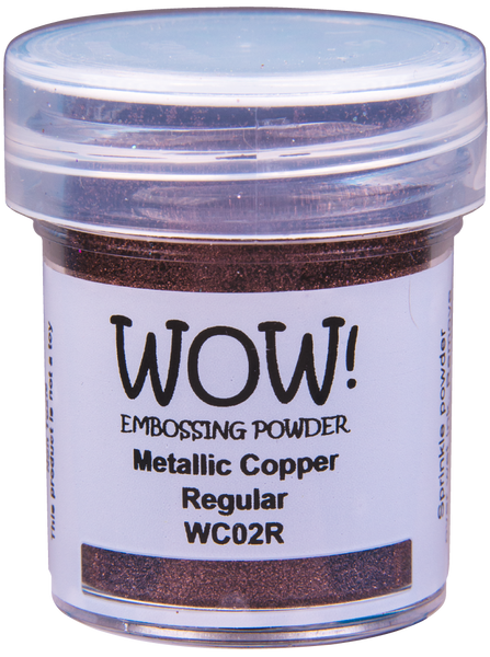 WC02R :  Copper - Regular Metallics Embossing Powder (15g jar)