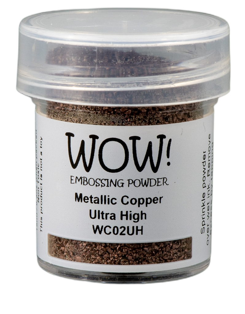 WC02UH : Copper - Ultra High Metallics Embossing Powder (15g jar)