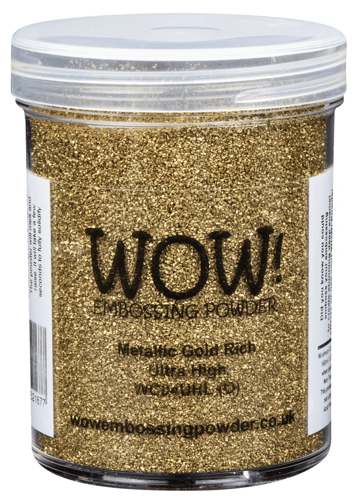 WC04UHL : Gold Rich - Ultra High (Large Jar) Large Jar Embossing Powder(160ml jar)