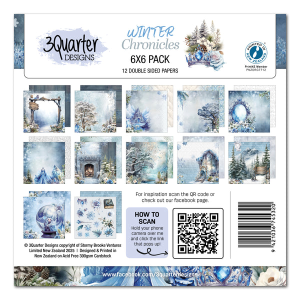 3Quarter Designs - Winter Chronicles  6"x6" Collection