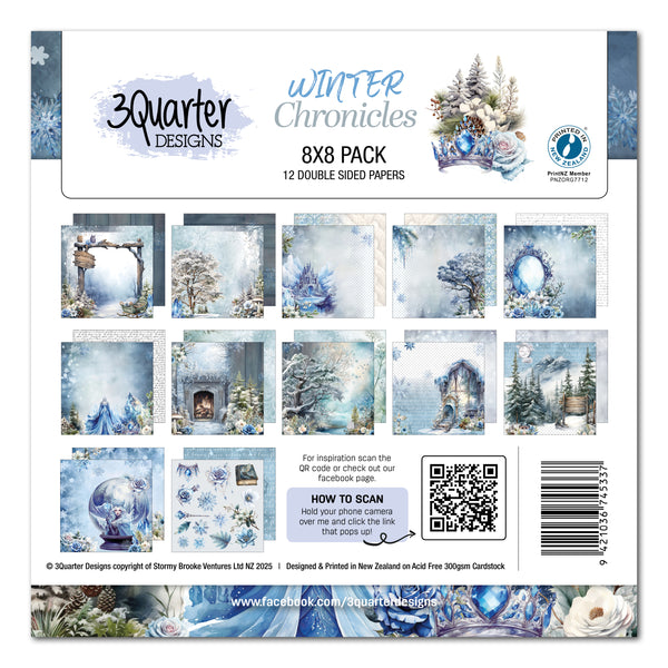 3Quarter Designs - 8" x 8" Winter Chronicles Collection