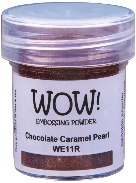 WE11R :  Chocolate Caramel Pearl - Regular Embossing Powder (15g jar)