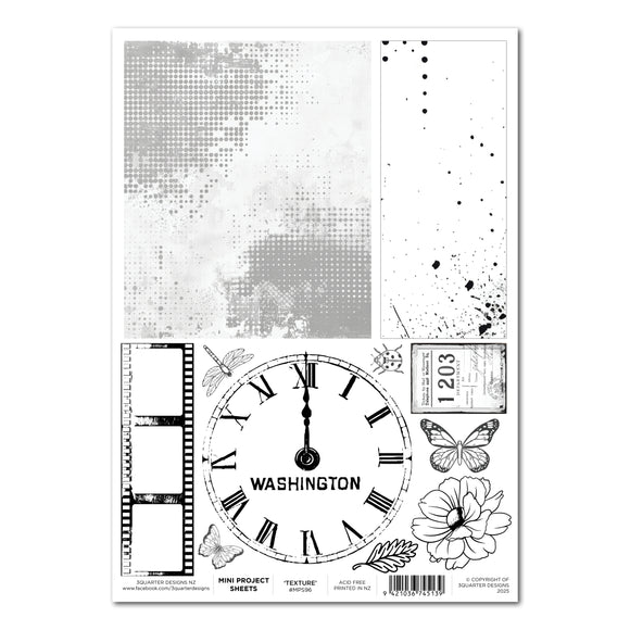 3Quarter Designs - OH Texture Mini Project Sheet